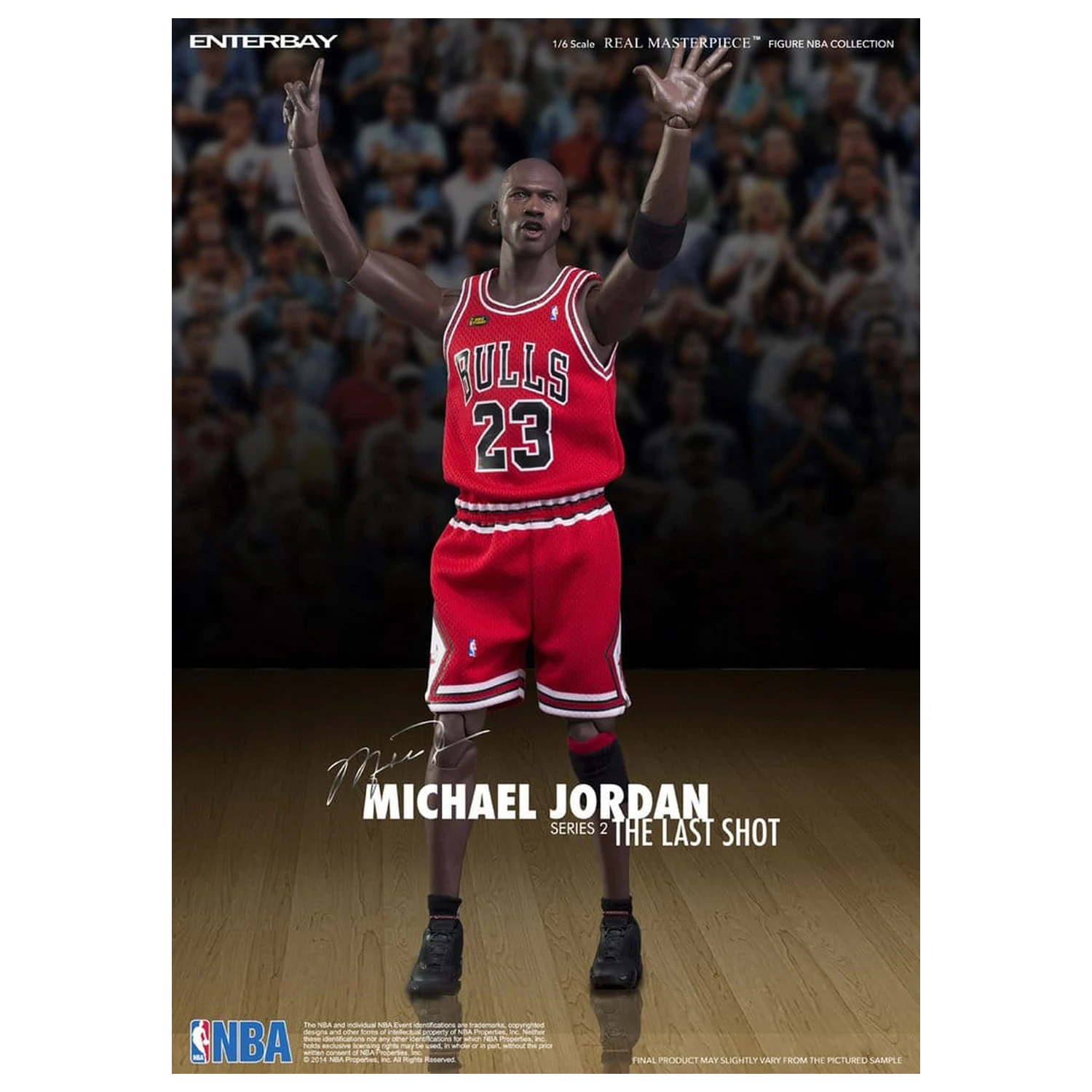 NBA Collection Real Masterpiece akcijska figura 1/6 Michael Jordan Series 2 (Road Jersey Edition) 33 cm fotografija proizvoda