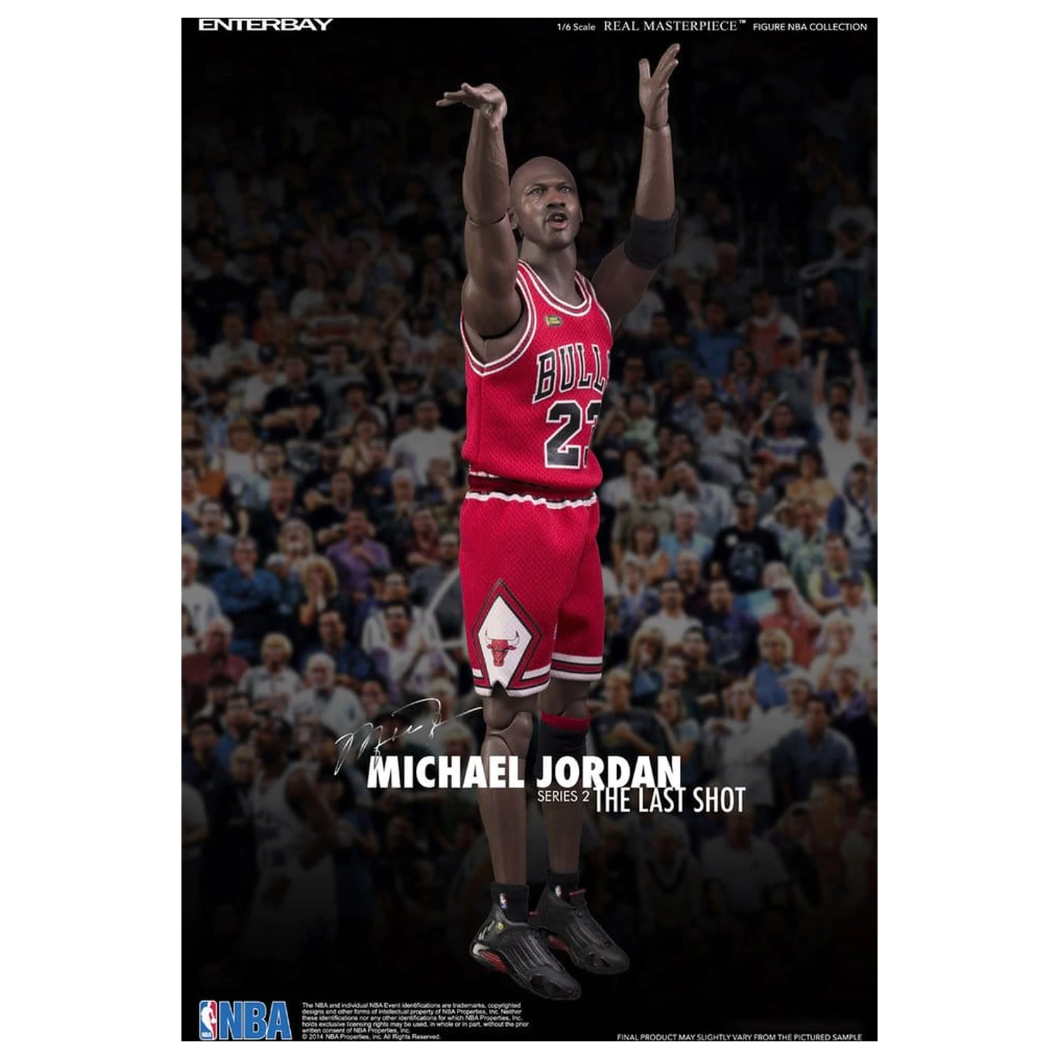 NBA Collection Real Masterpiece akcijska figura 1/6 Michael Jordan Series 2 (Road Jersey Edition) 33 cm fotografija proizvoda