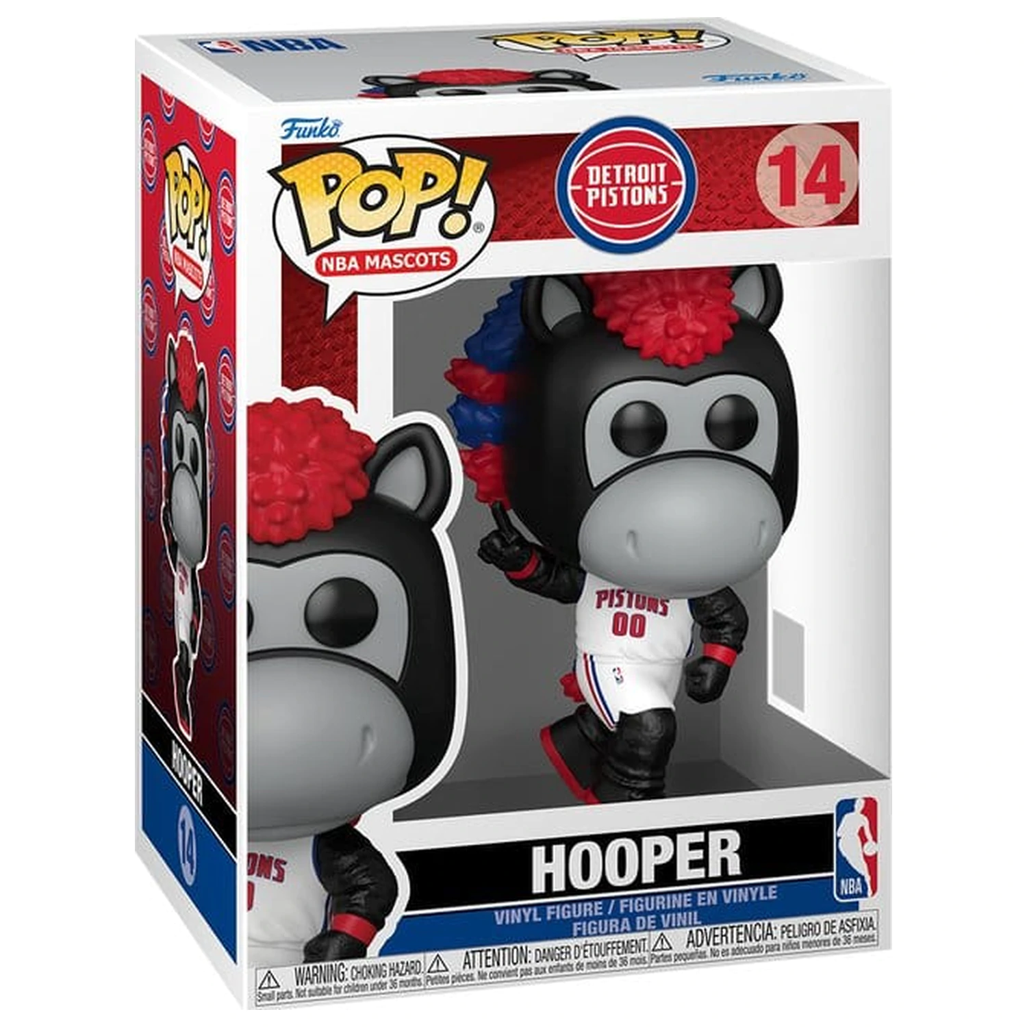NBA Funko POP! Košarkaška vinilna figura Maskote: Pistons- Hooper 9 cm fotografija proizvoda
