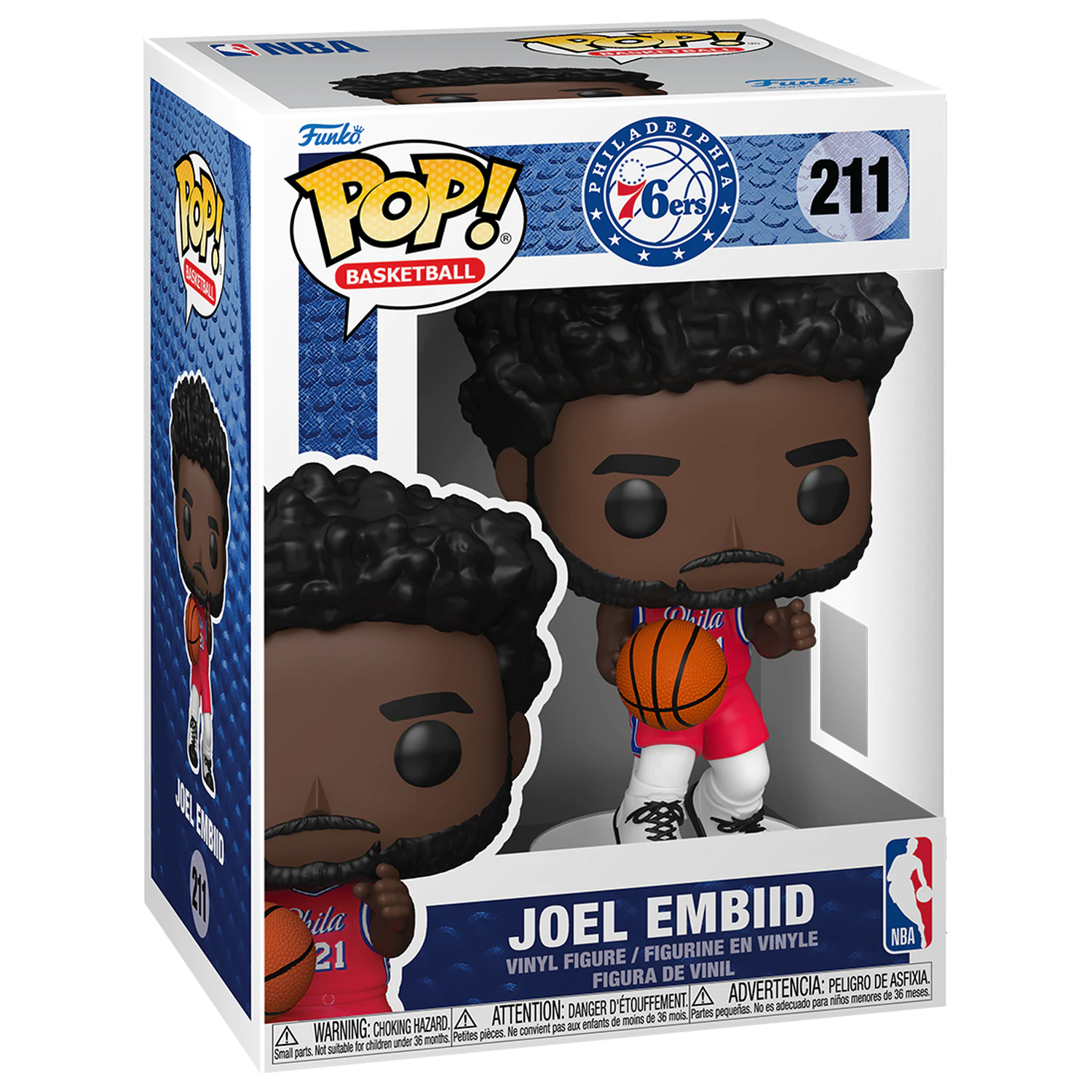 NBA Legends Funko POP! Sports Vinilna figura 76ers- Joel Embiid 9 cm fotografija proizvoda