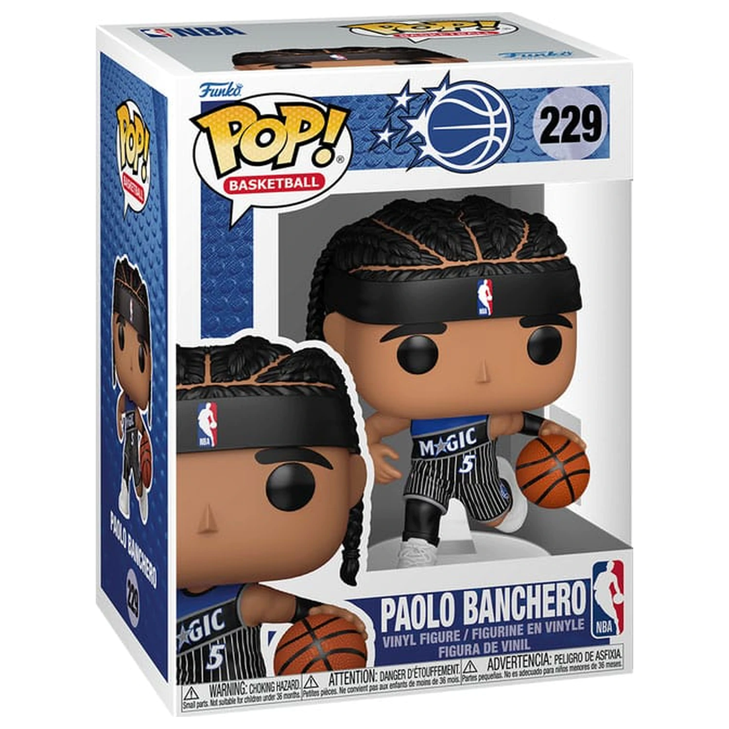 NBA Legends Funko POP! Sports Vinilna figura Magic- Paolo Banchero (Black) 9 cm fotografija proizvoda