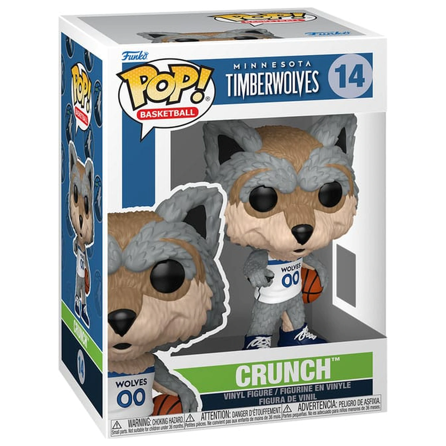 NBA Legends Funko POP! Sports Vinilna figura Maskote Wolves - Crunch The Wolf 9 cm fotografija proizvoda