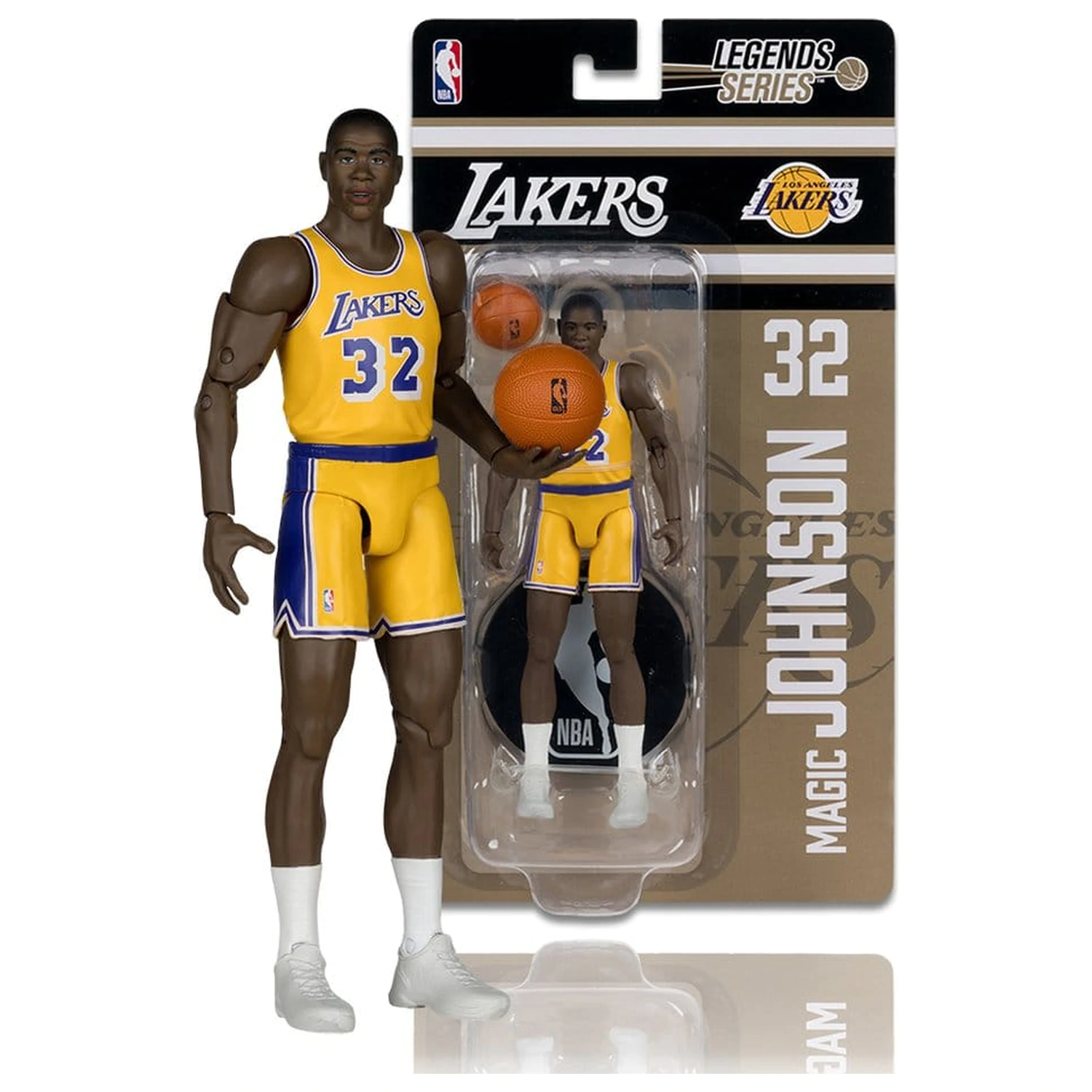 NBA Legends Series akcijska figura Earvin "Magic" Johnson (Los Angeles Lakers) 15 cm fotografija proizvoda