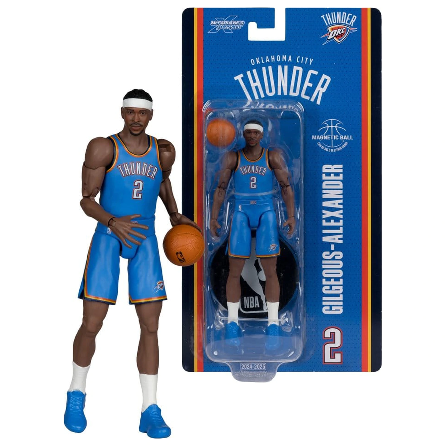 NBA SportsPicks akcijska figura Shai Gilgeous-Alexander (Oklahoma City Thunder) 16 cm fotografija proizvoda