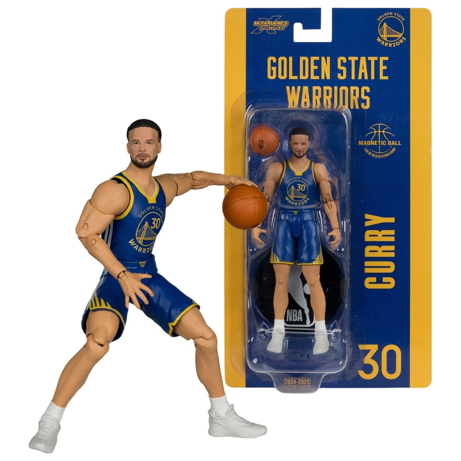 NBA SportsPicks akcijska figura Stephen Curry (Golden State Warriors) 15 cm fotografija proizvoda