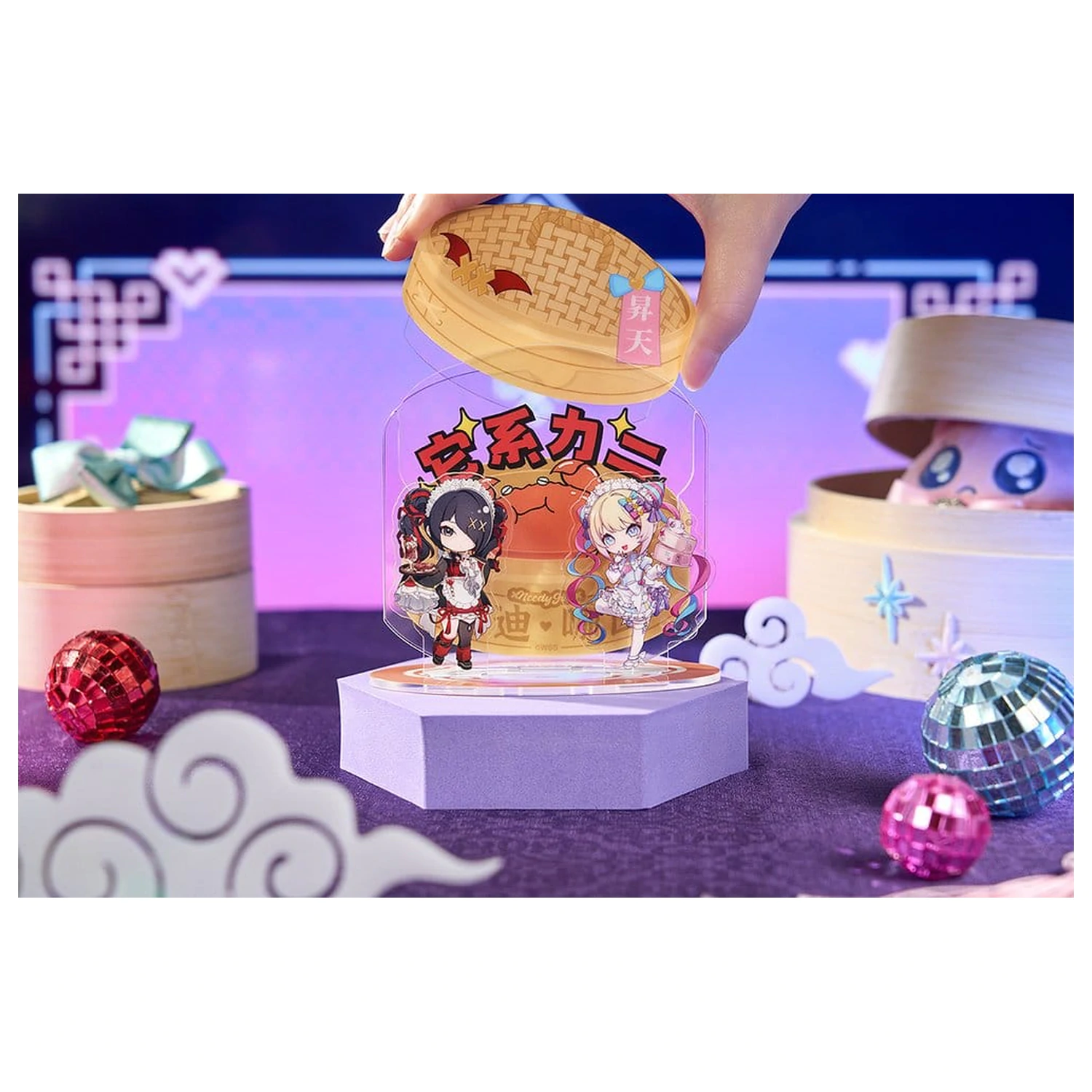 Needy Streamer Overload Needy Streamer Chinese Restaurant Series Akrilna diorama Chibi fotografija proizvoda