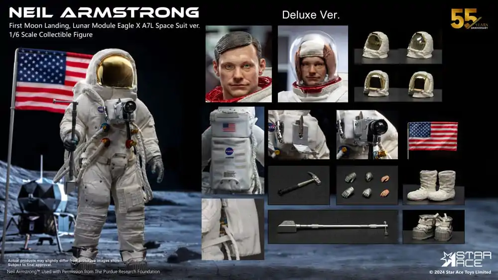 Akcijska figura Neil Armstrong 1/6 Neil Armstrong Deluxe verzija 30 cm fotografija proizvoda