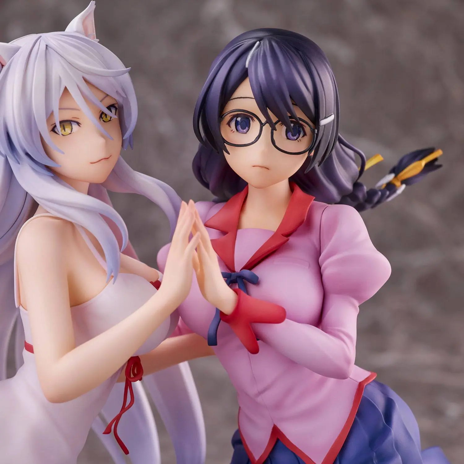 Nekomonogatari Monogatari Series PVC Figure Tsubasa Hanekawa Set (re-run) 19 cm fotografija proizvoda