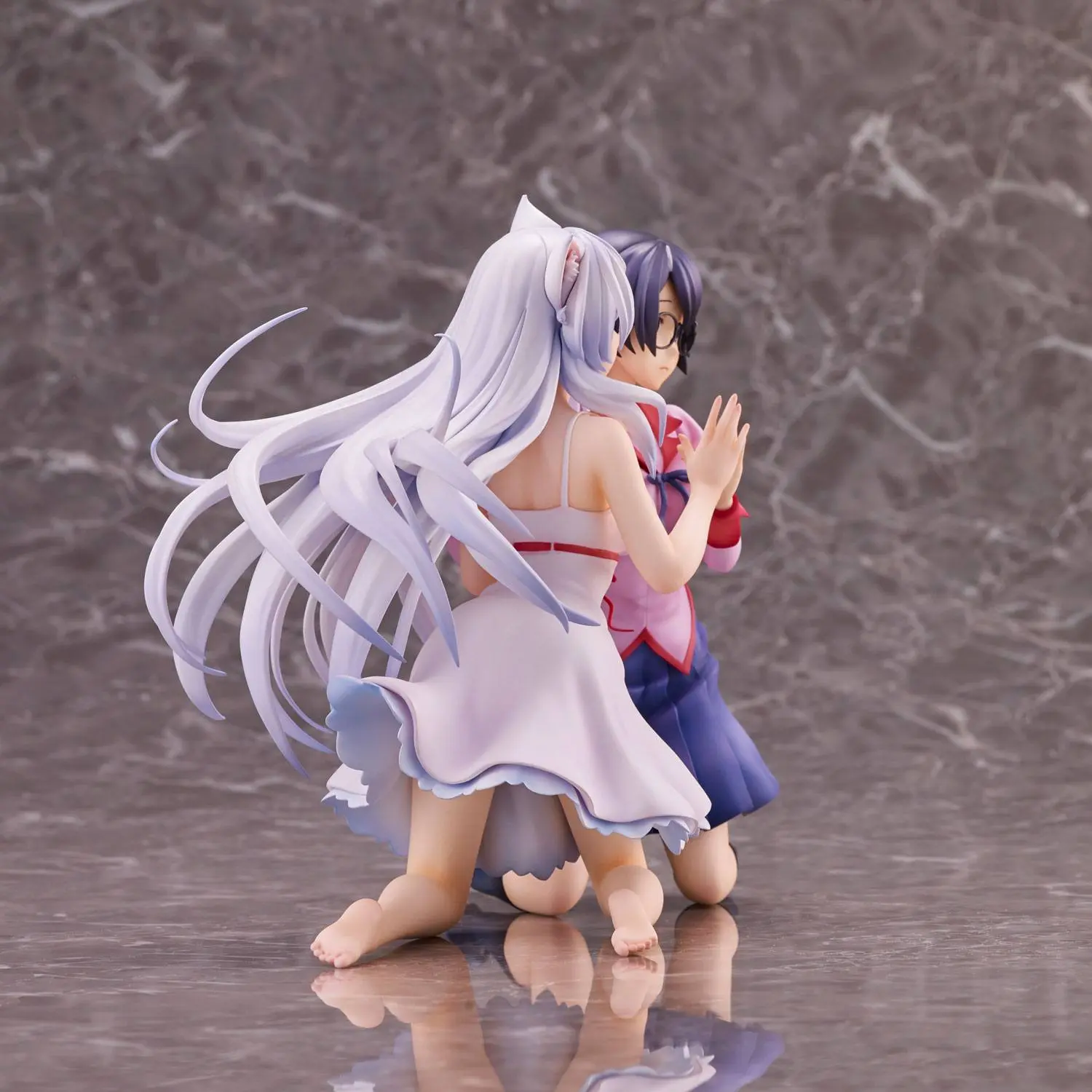 Nekomonogatari Monogatari Series PVC Figure Tsubasa Hanekawa Set (re-run) 19 cm fotografija proizvoda