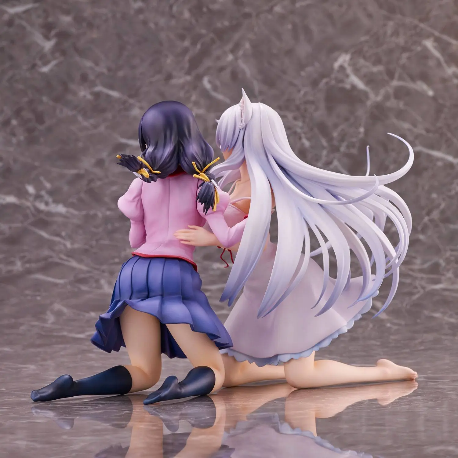 Nekomonogatari Monogatari Series PVC Figure Tsubasa Hanekawa Set (re-run) 19 cm fotografija proizvoda