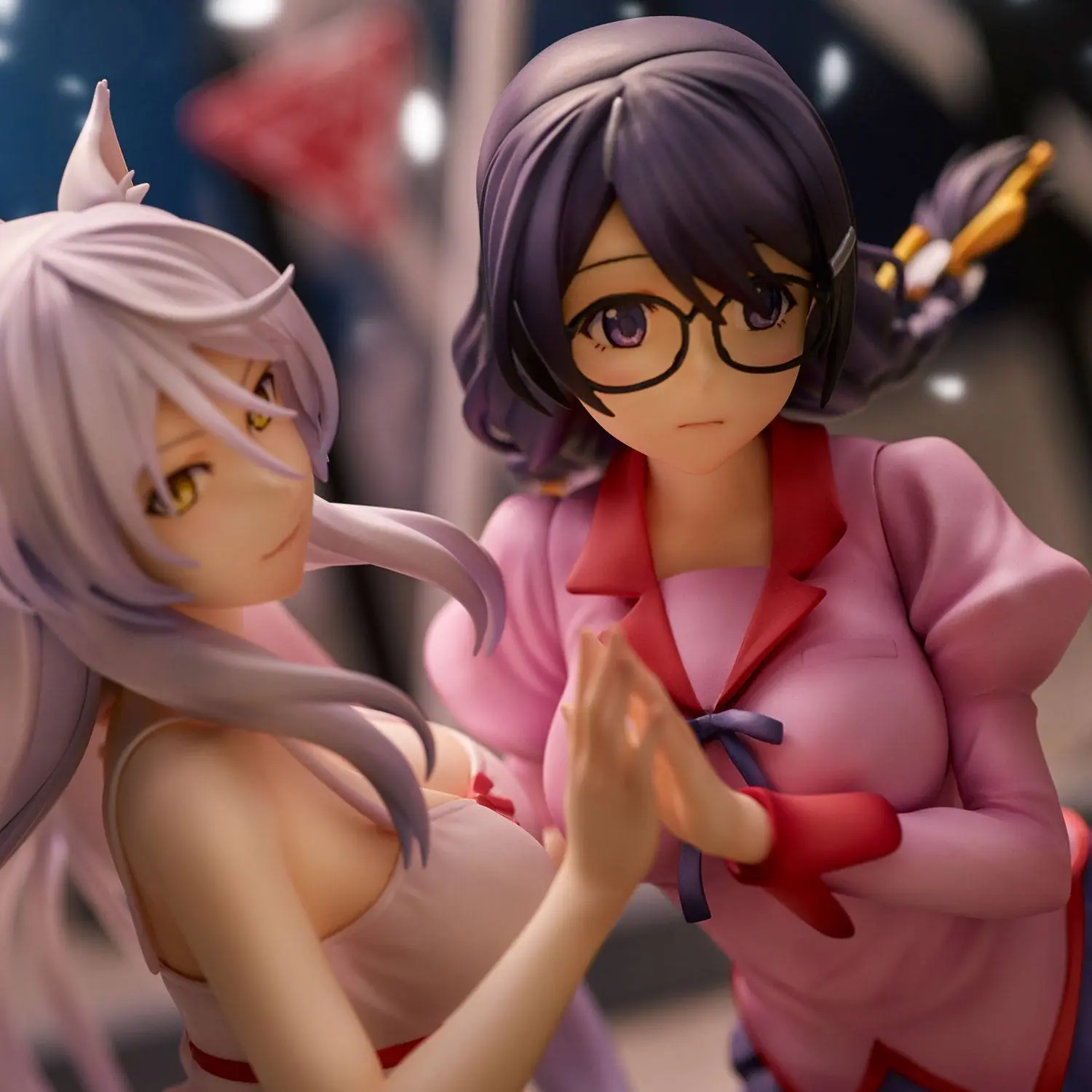 Nekomonogatari Monogatari Series PVC Figure Tsubasa Hanekawa Set (re-run) 19 cm fotografija proizvoda