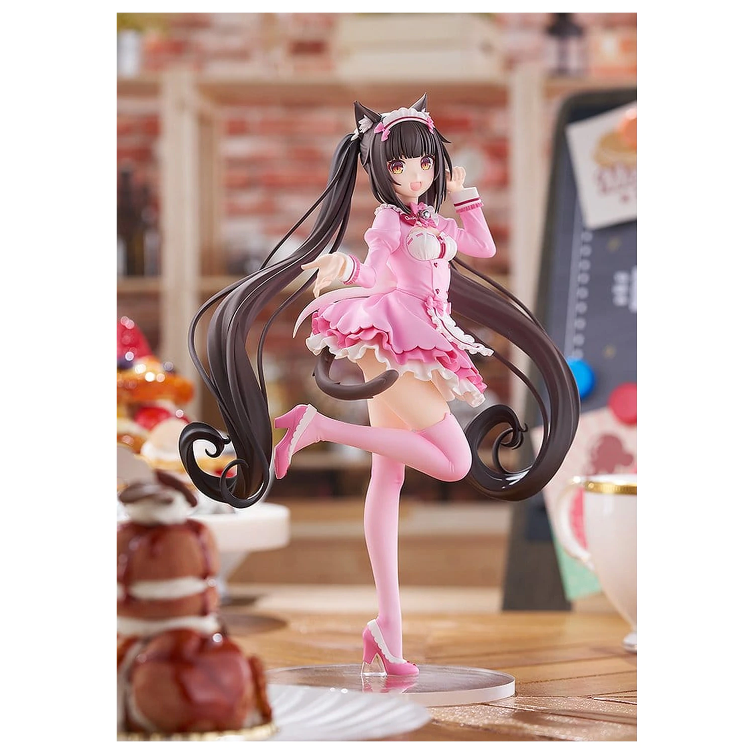 Nekopara Sekai Connect Pop Up Parade PVC figura Chocola: Winter Clothes Ver. L veličine 22 cm fotografija proizvoda