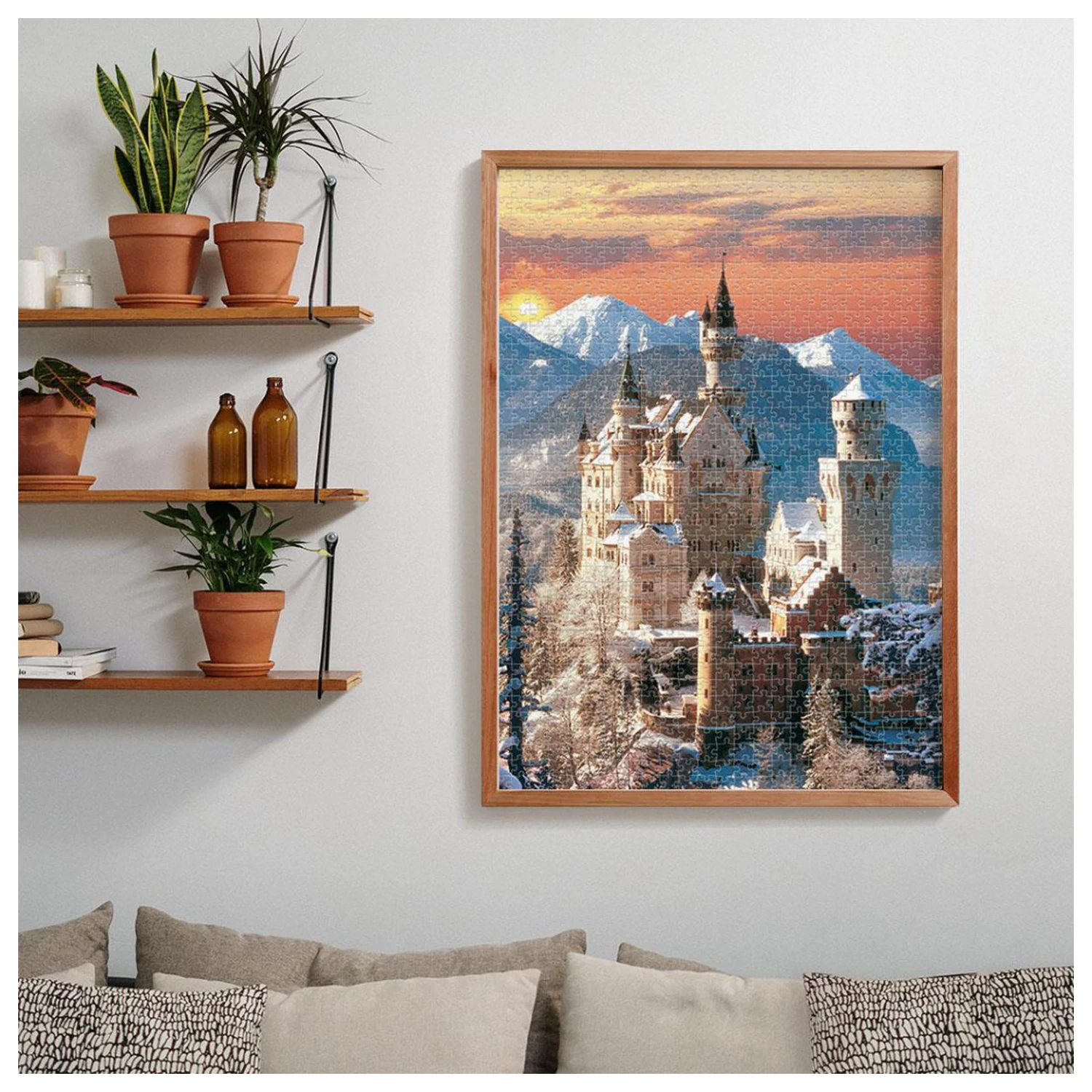 Germany Neuschwanstein puzzle od 1500 dijelova fotografija proizvoda