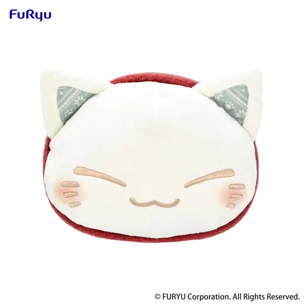 Nemuneko Cat plišana figura Red Scarf Ver. 30 cm fotografija proizvoda