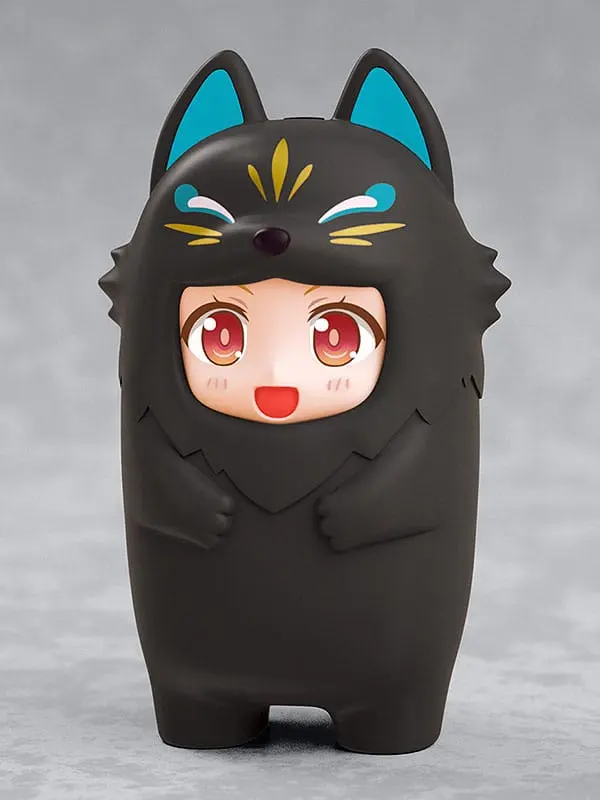 Nendoroid More Kutija za dijelove lica Kigurumi za Nendoroid figure Black Kitsune 10 cm fotografija proizvoda