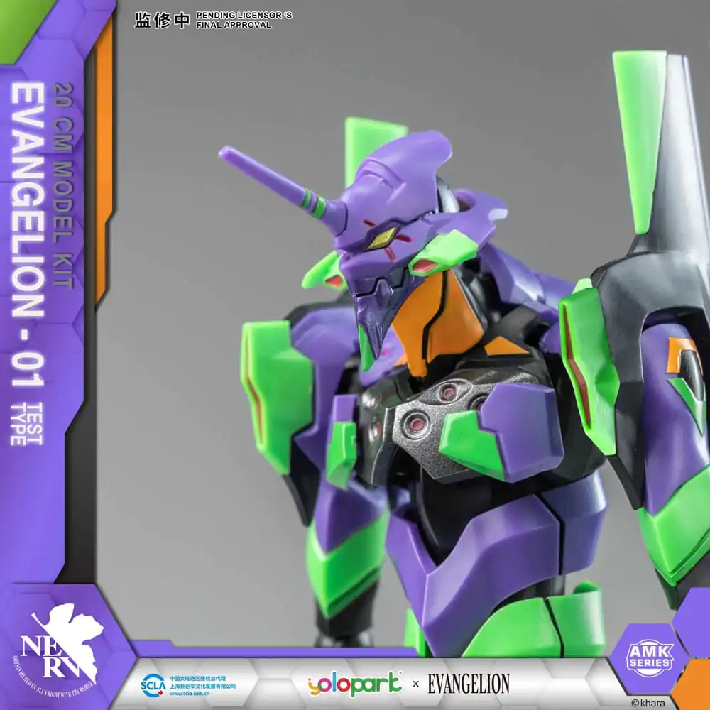 Neon Genesis Evangelion AMK Series Plastični Model Kit Eva-01 20 cm fotografija proizvoda