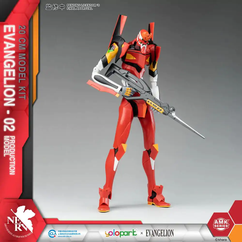 Neon Genesis Evangelion AMK Series Plastični Model Kit Eva-02 20 cm fotografija proizvoda