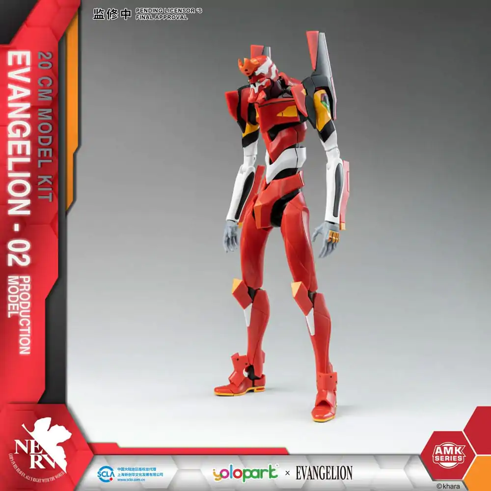 Neon Genesis Evangelion AMK Series Plastični Model Kit Eva-02 20 cm fotografija proizvoda