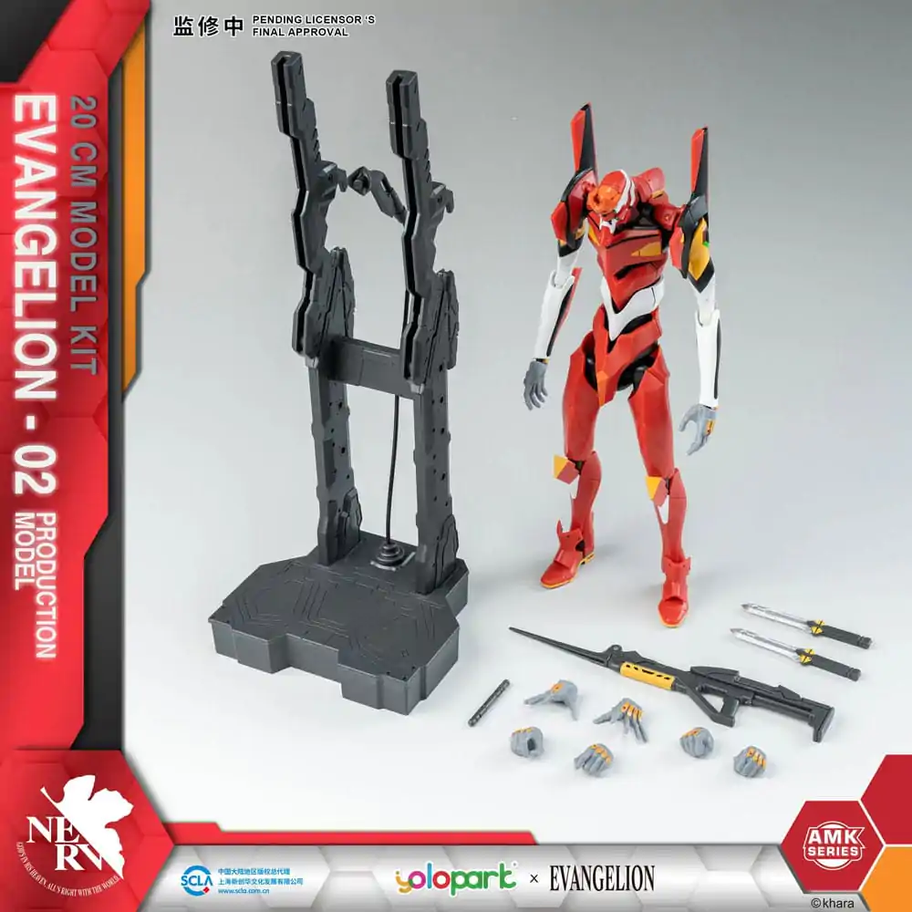 Neon Genesis Evangelion AMK Series Plastični Model Kit Eva-02 20 cm fotografija proizvoda