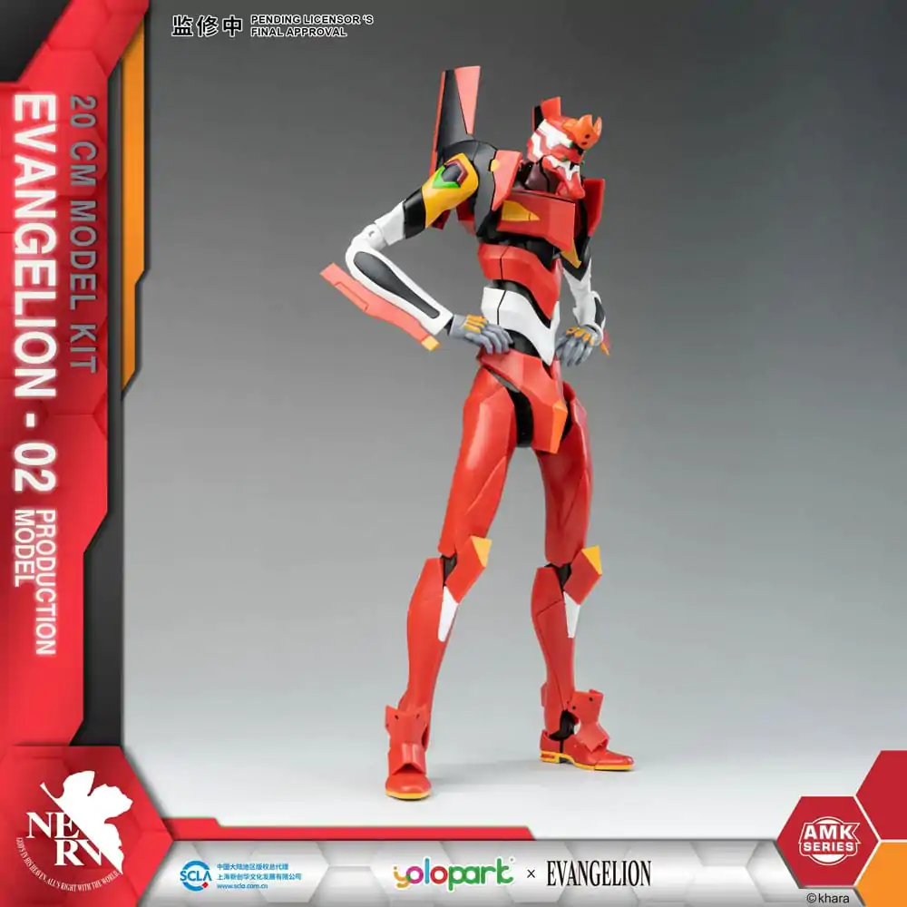 Neon Genesis Evangelion AMK Series Plastični Model Kit Eva-02 20 cm fotografija proizvoda