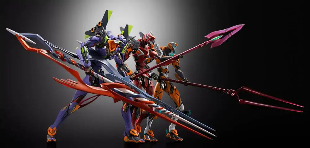 Neon Genesis Evangelion Metal Build akcijska figura Eva Production Model-02 30th with the Spear of Cassius 22 cm fotografija proizvoda
