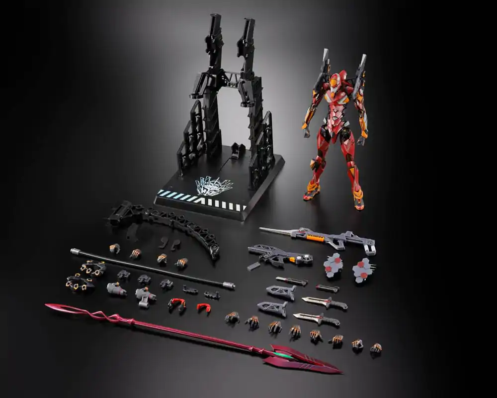 Neon Genesis Evangelion Metal Build akcijska figura Eva Production Model-02 30th with the Spear of Cassius 22 cm fotografija proizvoda