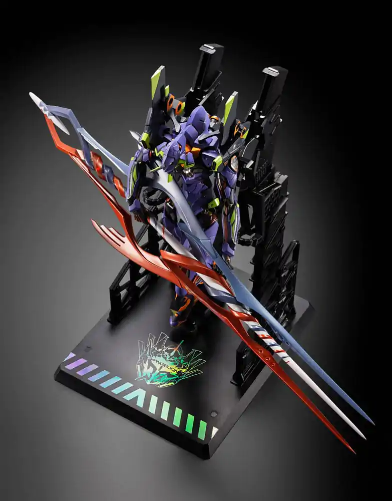 Neon Genesis Evangelion Metal Build Akcijska figura Eva Test Type-01 30th with the Spear of Gaius 22 cm fotografija proizvoda