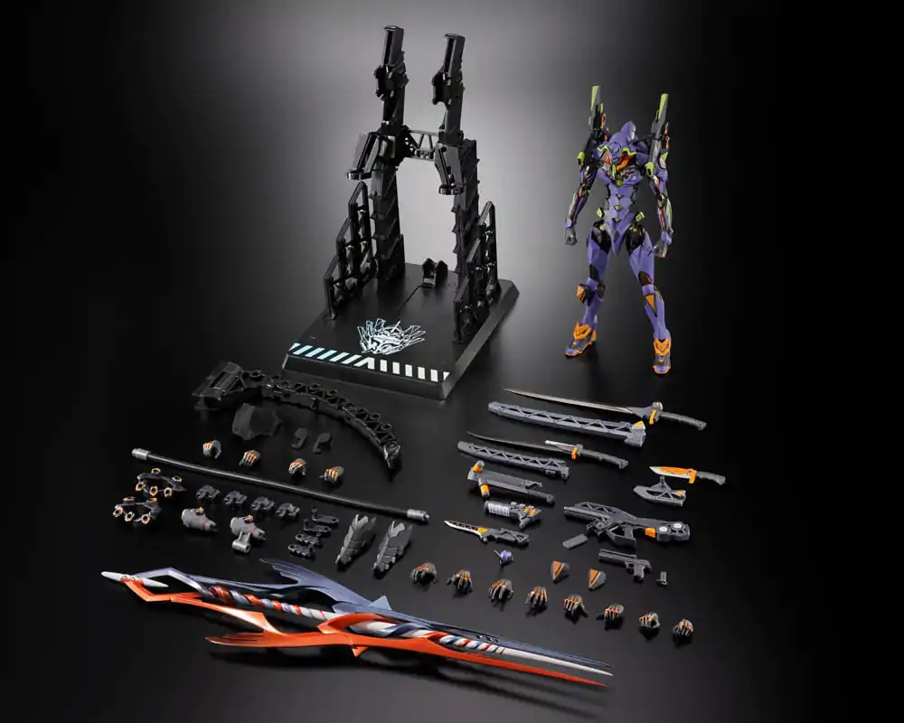 Neon Genesis Evangelion Metal Build Akcijska figura Eva Test Type-01 30th with the Spear of Gaius 22 cm fotografija proizvoda