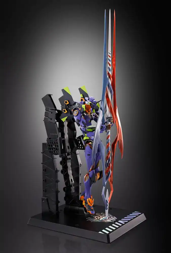Neon Genesis Evangelion Metal Build Akcijska figura Eva Test Type-01 30th with the Spear of Gaius 22 cm fotografija proizvoda