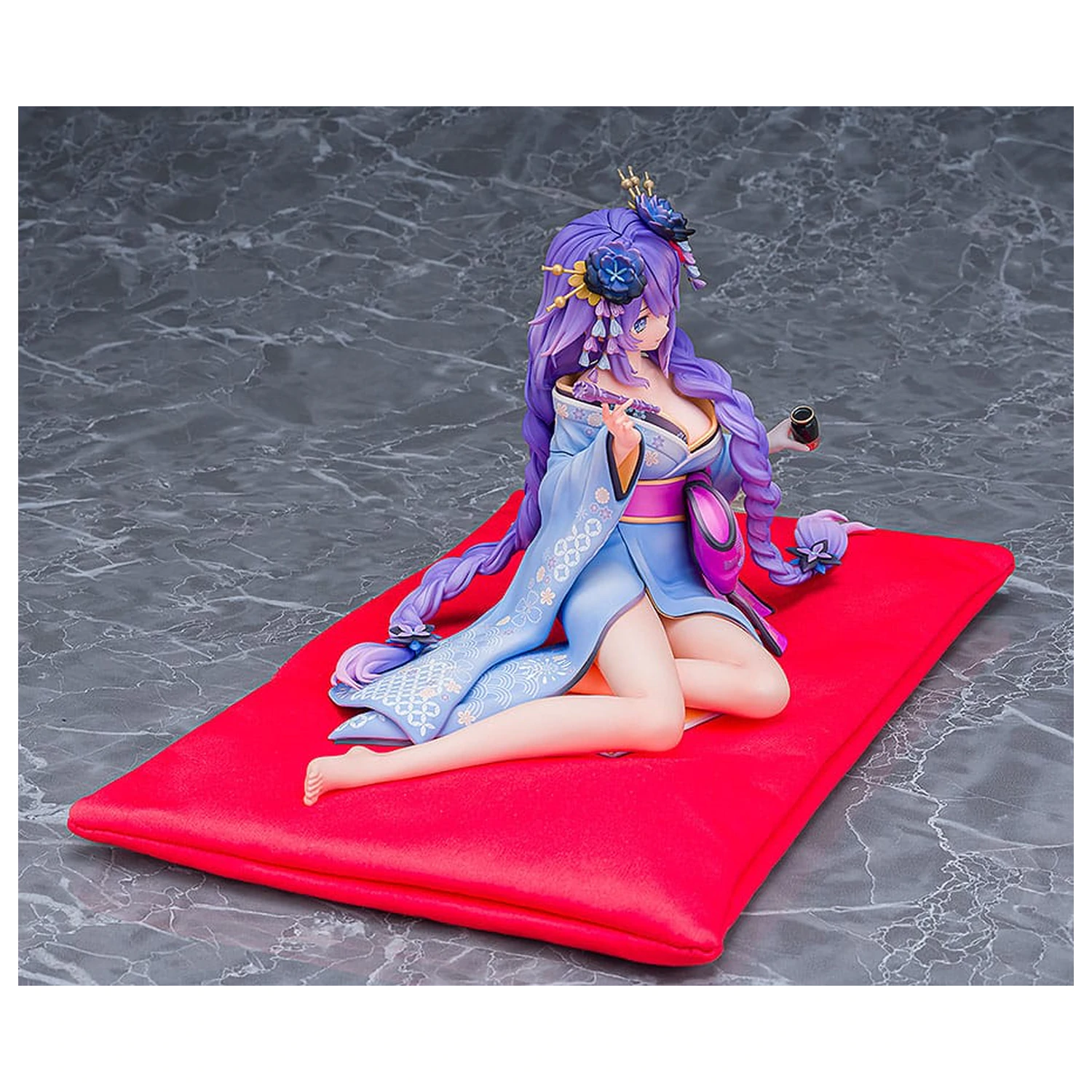 Neptunia x Senran Kagura Statua 1/7 Purple Heart Kimono Ver. 13 cm fotografija proizvoda