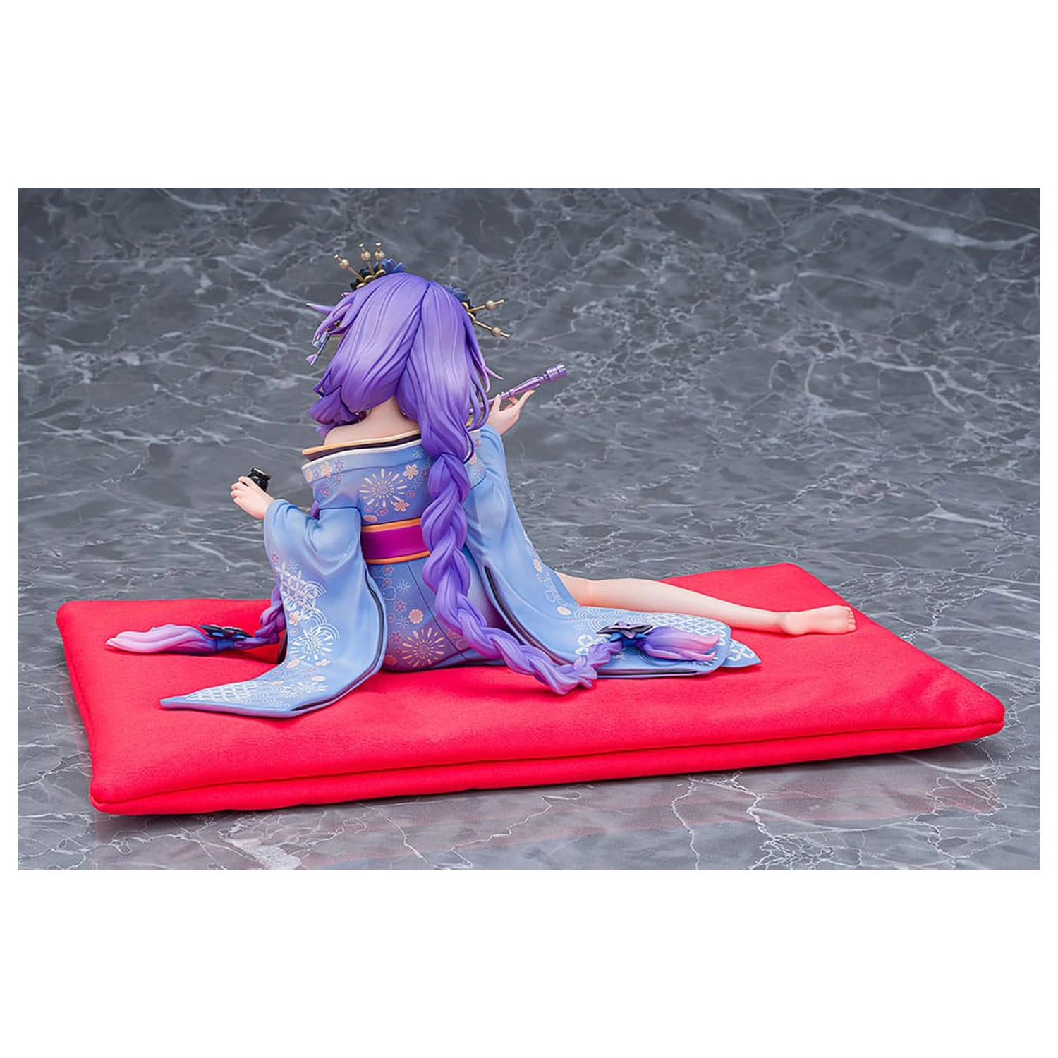 Neptunia x Senran Kagura Statua 1/7 Purple Heart Kimono Ver. 13 cm fotografija proizvoda