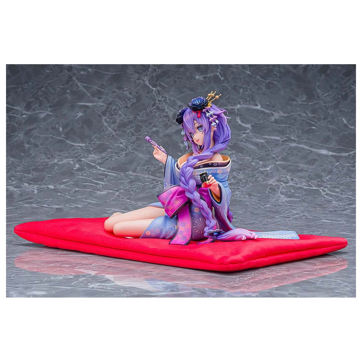 Neptunia x Senran Kagura Statua 1/7 Purple Heart Kimono Ver. 13 cm fotografija proizvoda