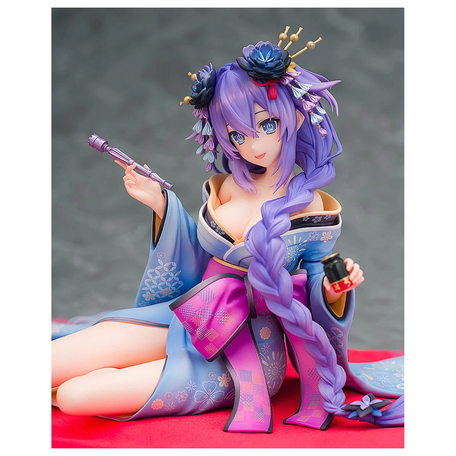 Neptunia x Senran Kagura Statua 1/7 Purple Heart Kimono Ver. 13 cm fotografija proizvoda