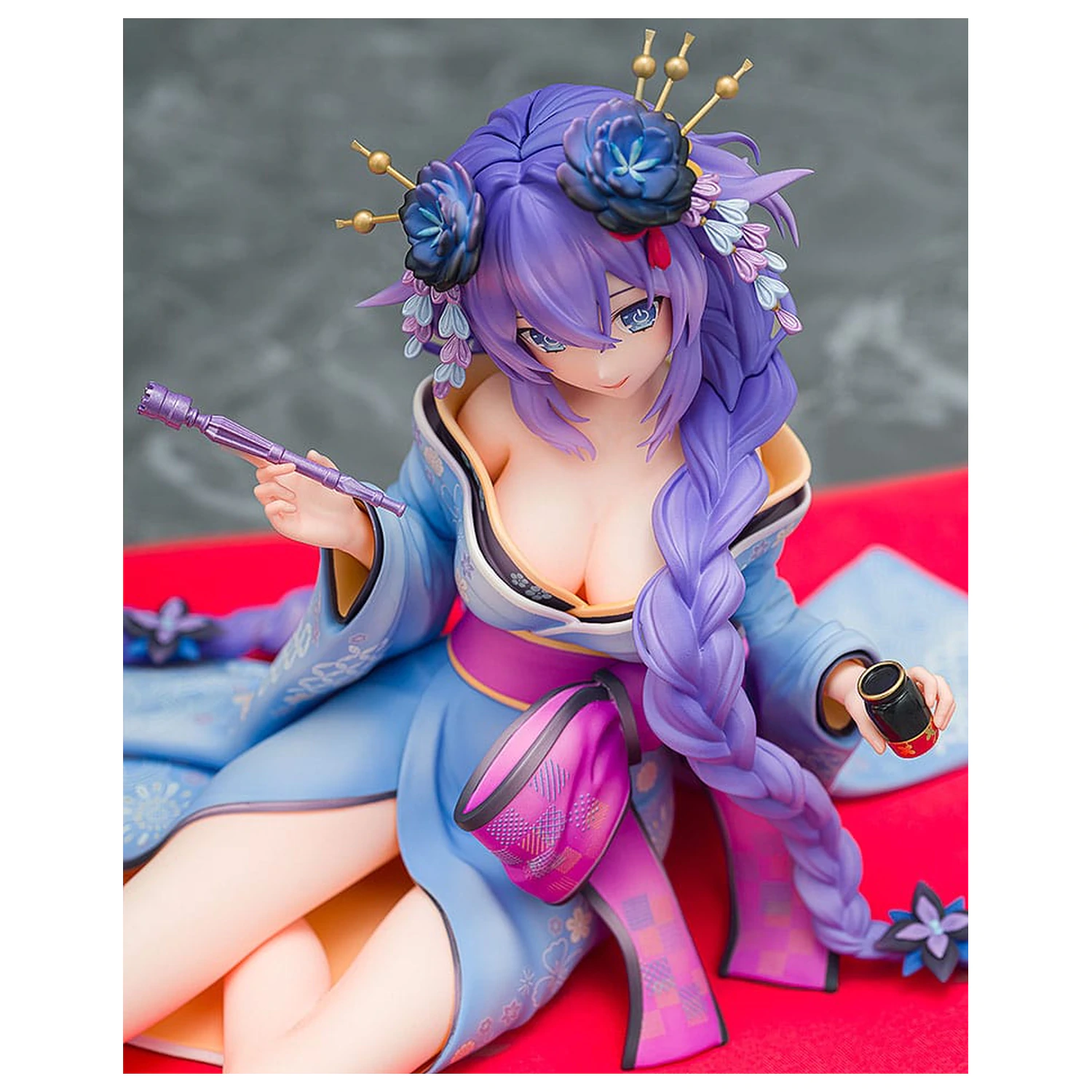 Neptunia x Senran Kagura Statua 1/7 Purple Heart Kimono Ver. 13 cm fotografija proizvoda