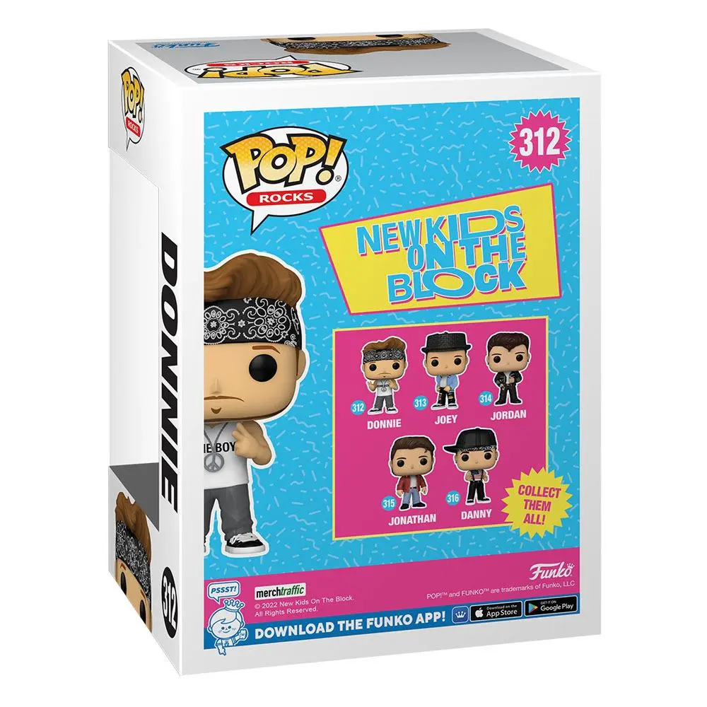 New Kids on the Block POP! Rocks Vinyl Figura Donnie 9 cm fotografija proizvoda