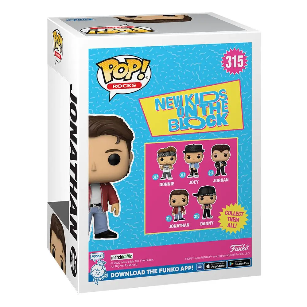 New Kids on the Block POP! Rocks Vinilna Figura Jonathan 9 cm fotografija proizvoda