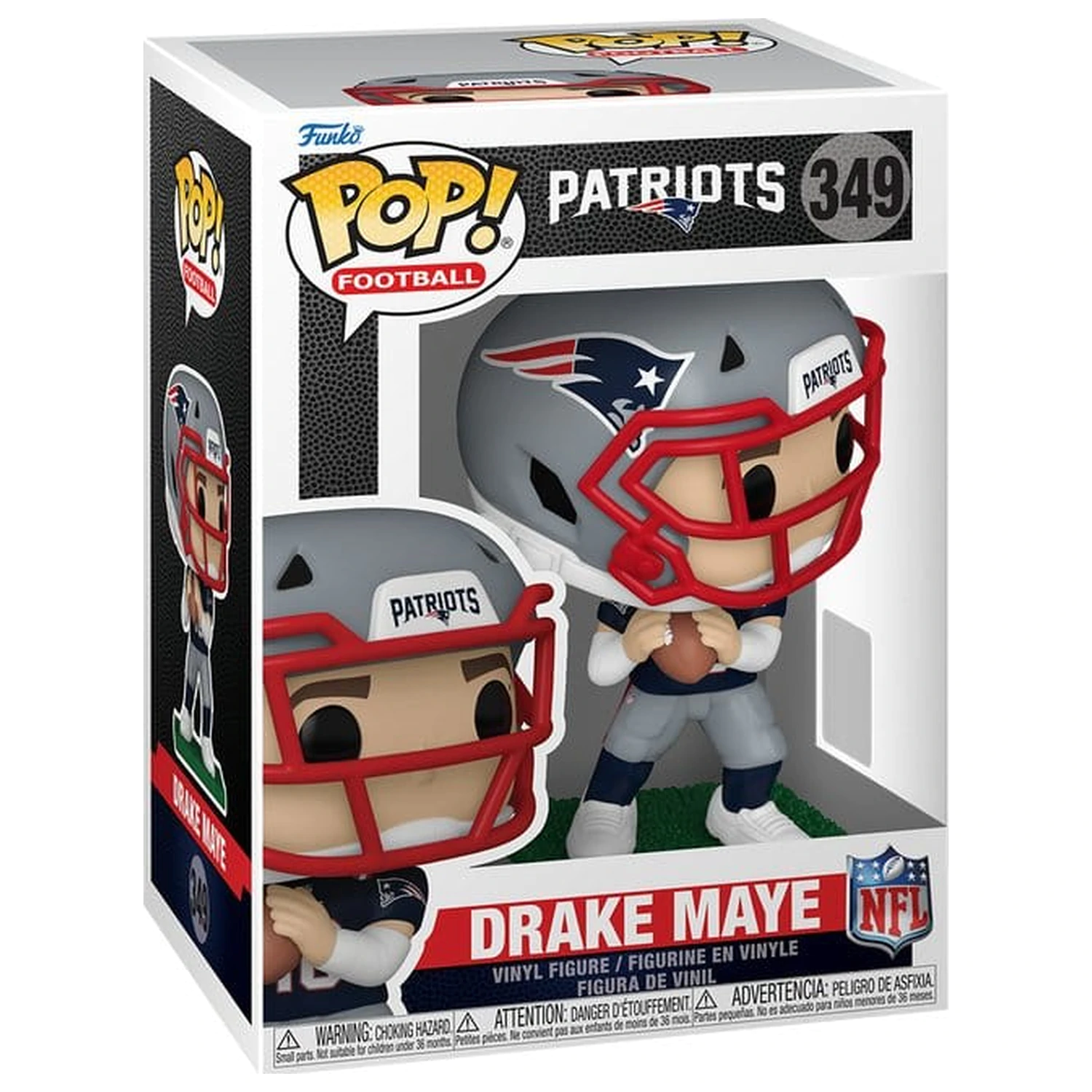 NFL Funko POP! Vinilna figura Drake Maye 9 cm fotografija proizvoda