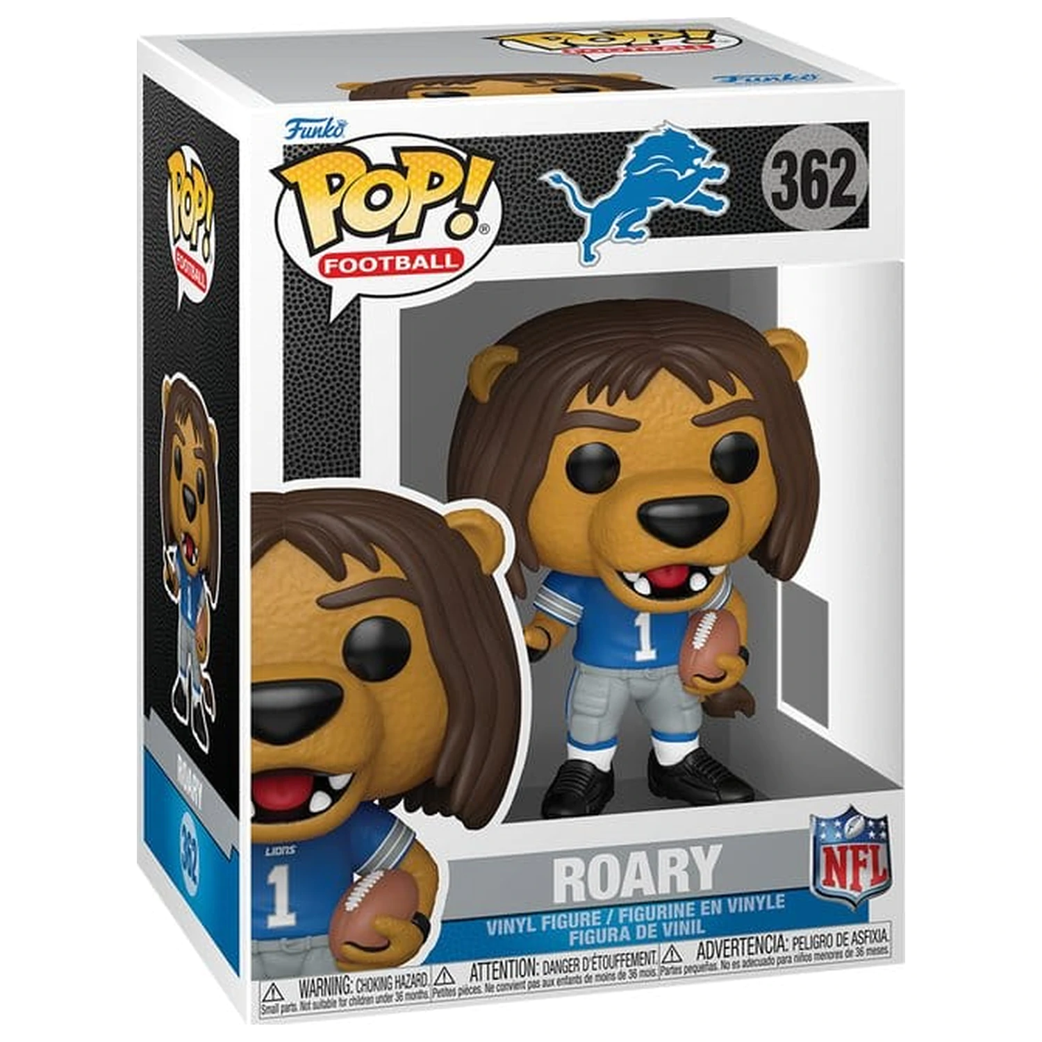 NFL Funko POP! Vinilna figura maskote: Lions - Roary 9 cm fotografija proizvoda