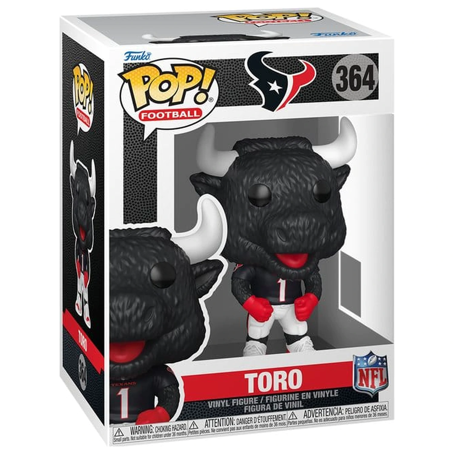 NFL Funko POP! Vinilna figura maskote: Texans- Toro 9 cm fotografija proizvoda