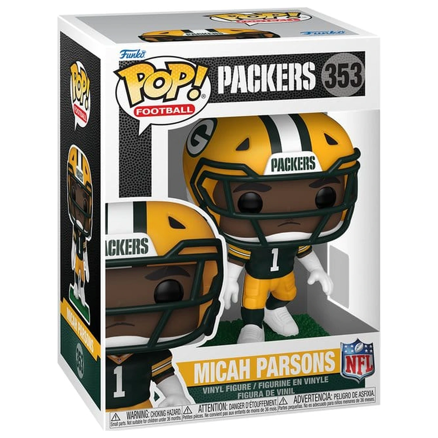 NFL Funko POP! figura od vinila: Packers - Micah Parsons 9 cm fotografija proizvoda