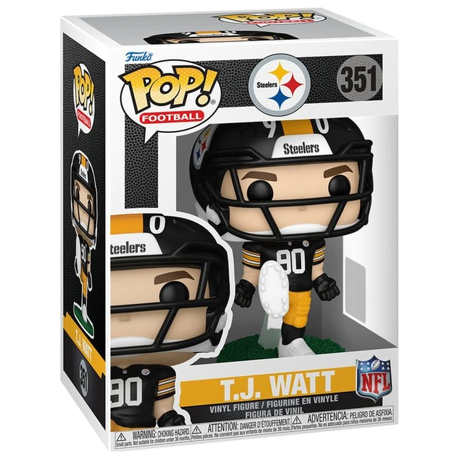 NFL Funko POP! Vinilna figura : Steelers- T.J. Watt 9 cm fotografija proizvoda