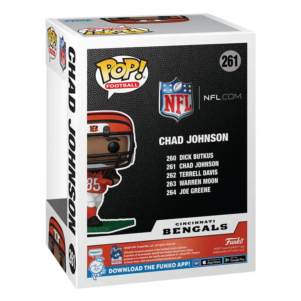 NFL: Legends Funko POP! Sportska Vinil Figura Bengals- Chad Johnson(85) 9 cm fotografija proizvoda