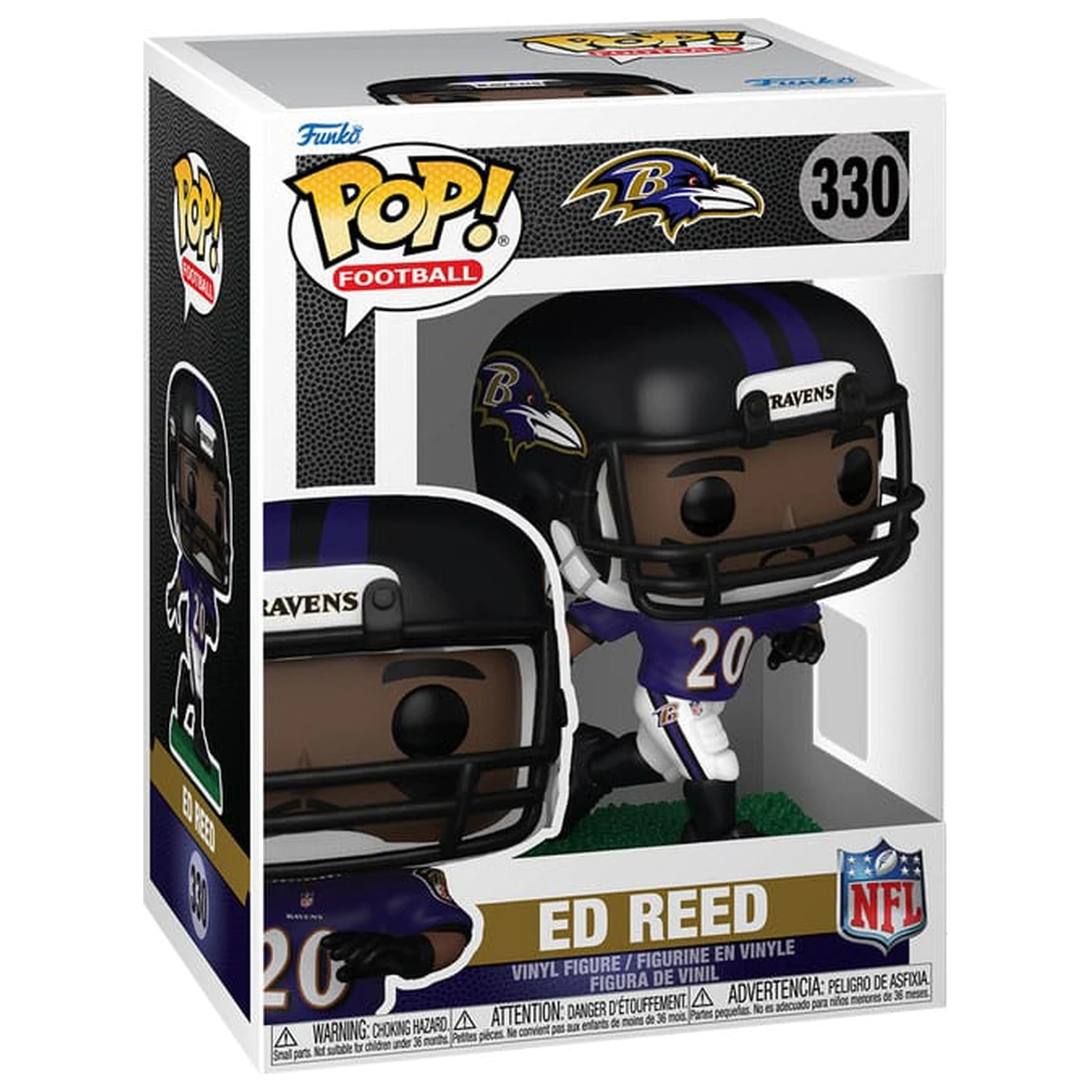 NFL: Legends Funko POP! Sports Vinilna figura Legends - Ed Reed (Ravens) 9 cm fotografija proizvoda