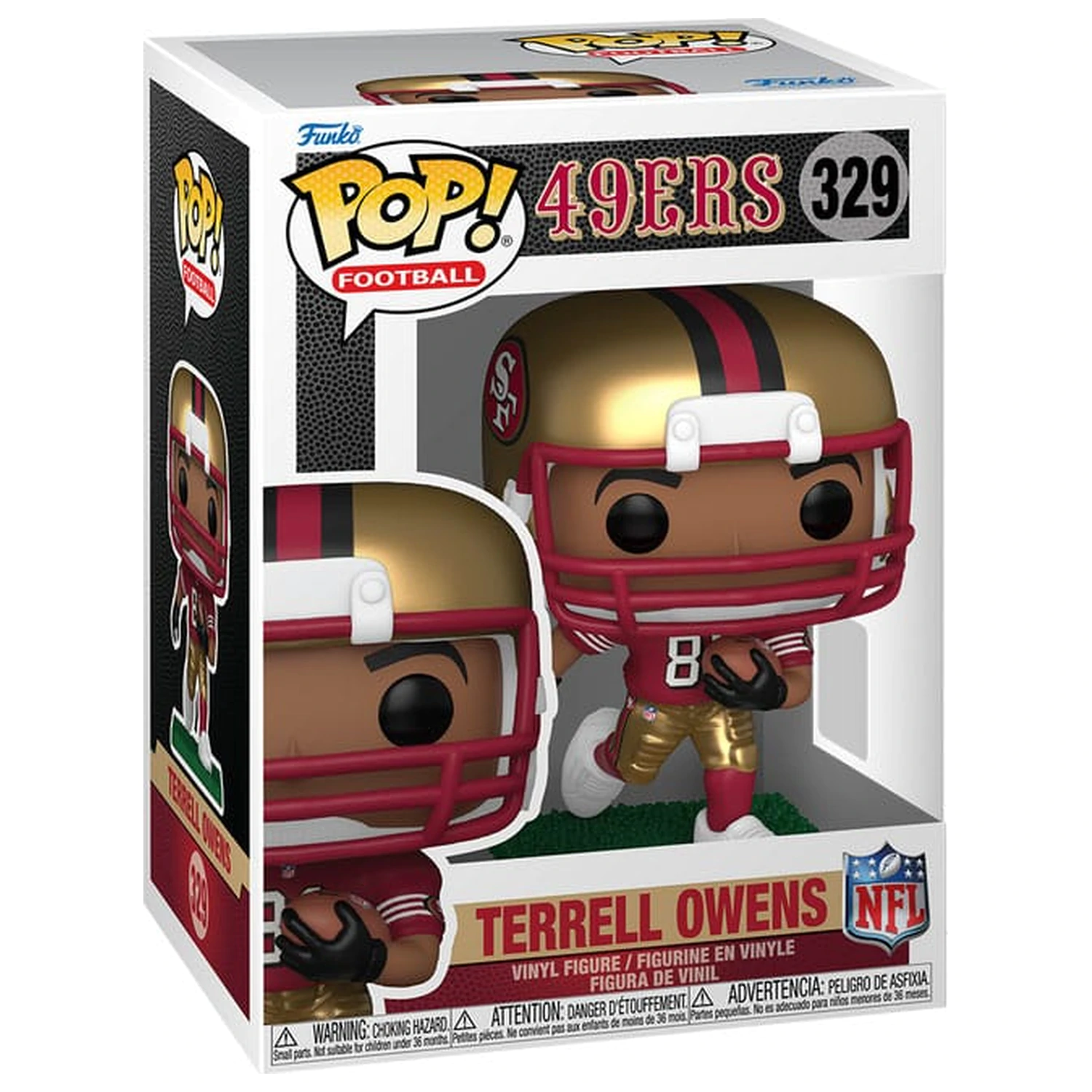 NFL: Legends Funko POP! Sports Vinilna figura Legends- Terrell Owens(49ers) 9 cm fotografija proizvoda