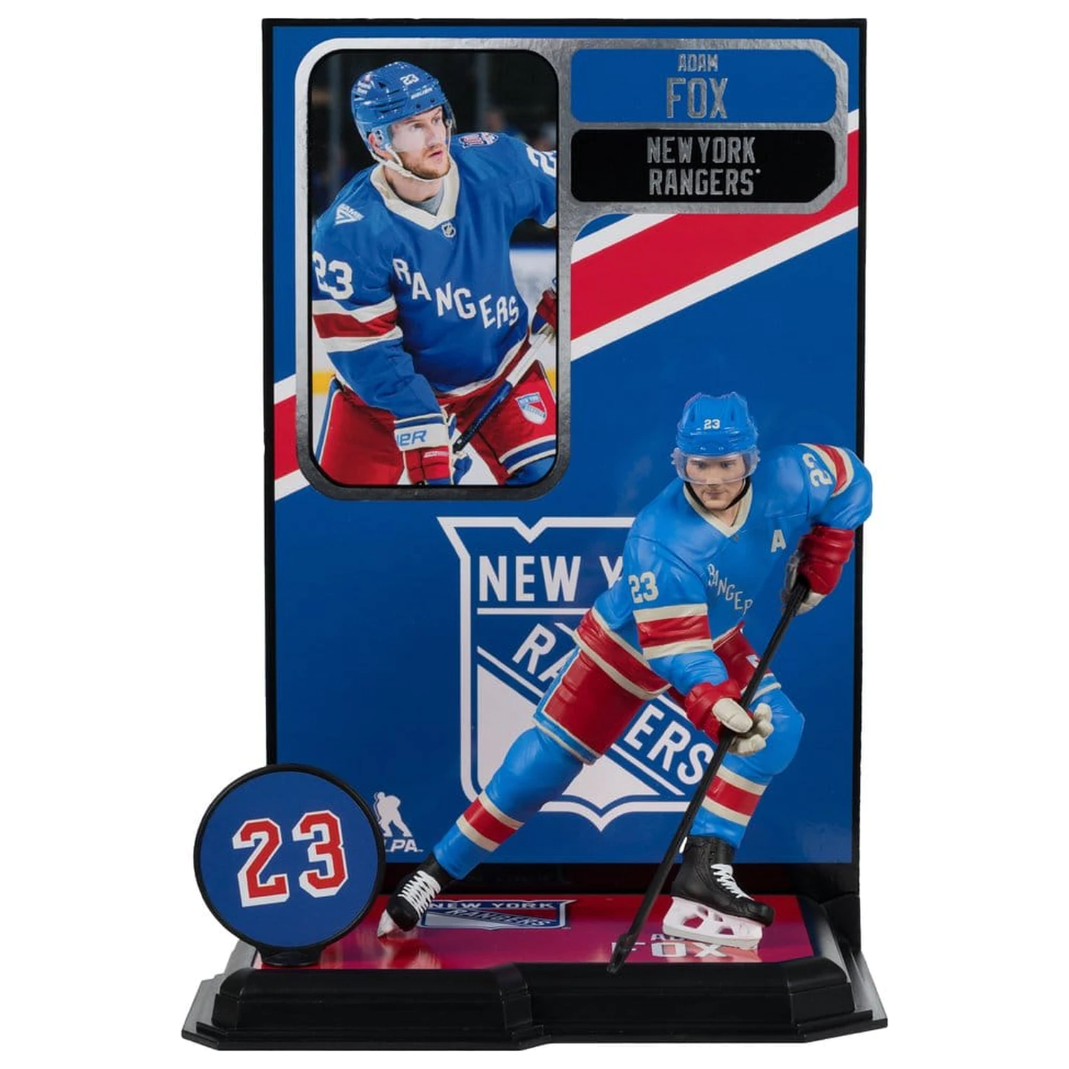 NHL McFarlane SportsPicks figura Adam Fox (New York Rangers Centennial) 18 cm fotografija proizvoda