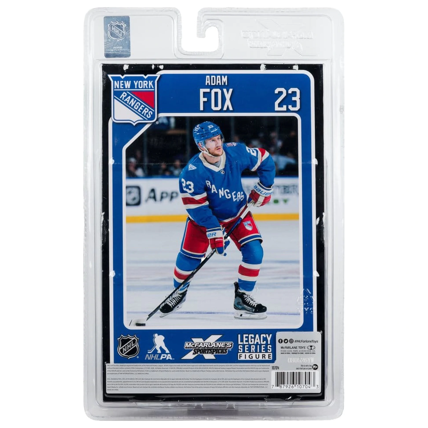NHL McFarlane SportsPicks figura Adam Fox (New York Rangers Centennial) 18 cm fotografija proizvoda