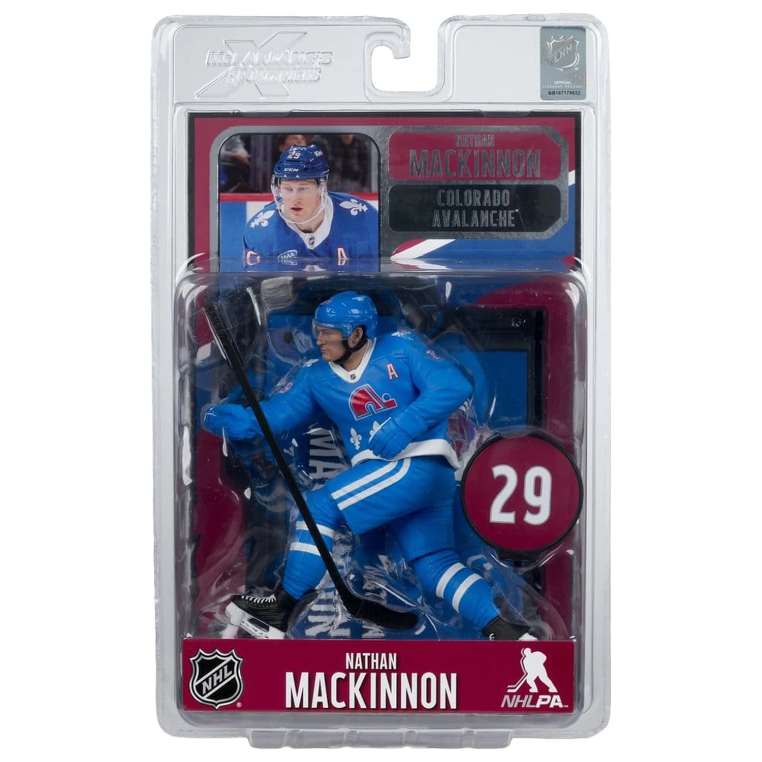 NHL McFarlane SportsPicks figura Nathan MacKinnon (Quebec Nordiques Retro) 18 cm fotografija proizvoda