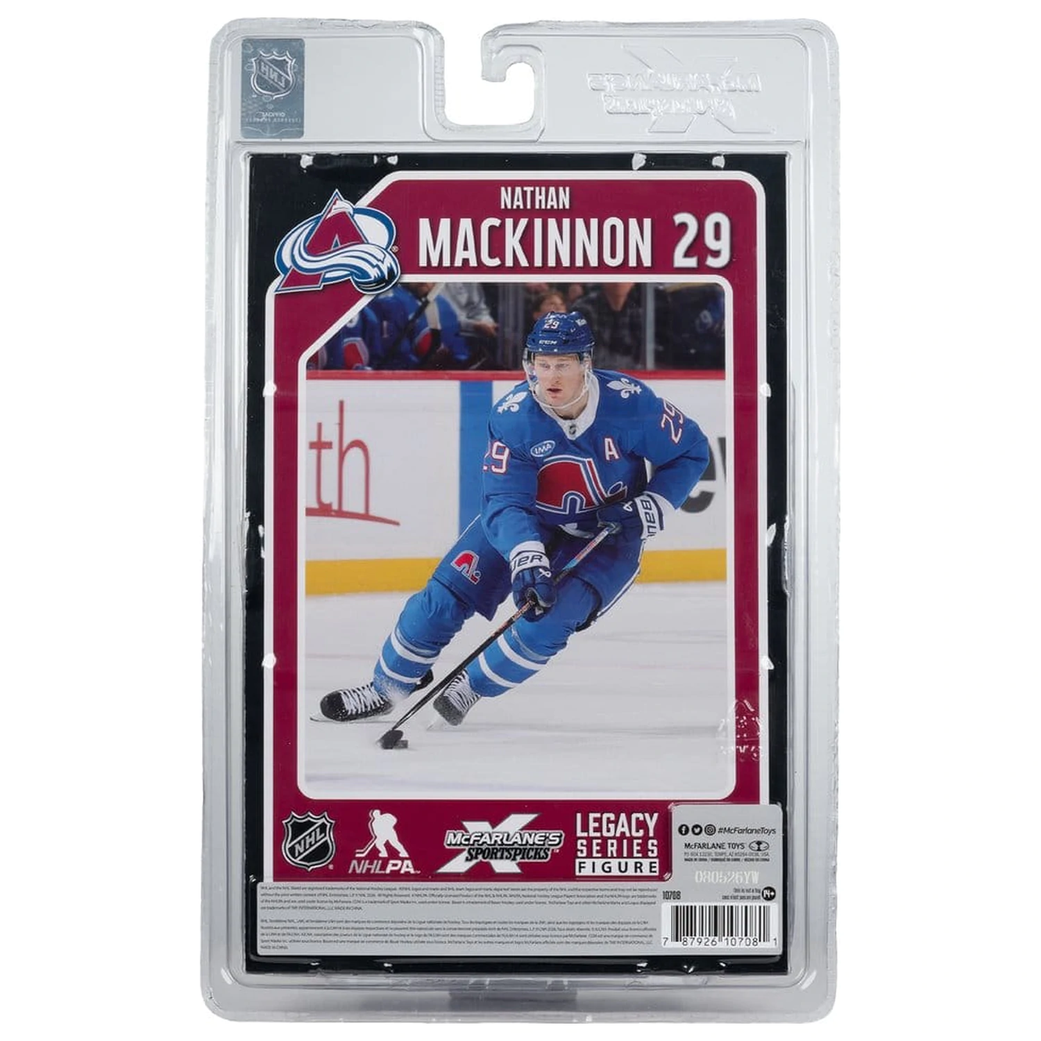 NHL McFarlane SportsPicks figura Nathan MacKinnon (Quebec Nordiques Retro) 18 cm fotografija proizvoda