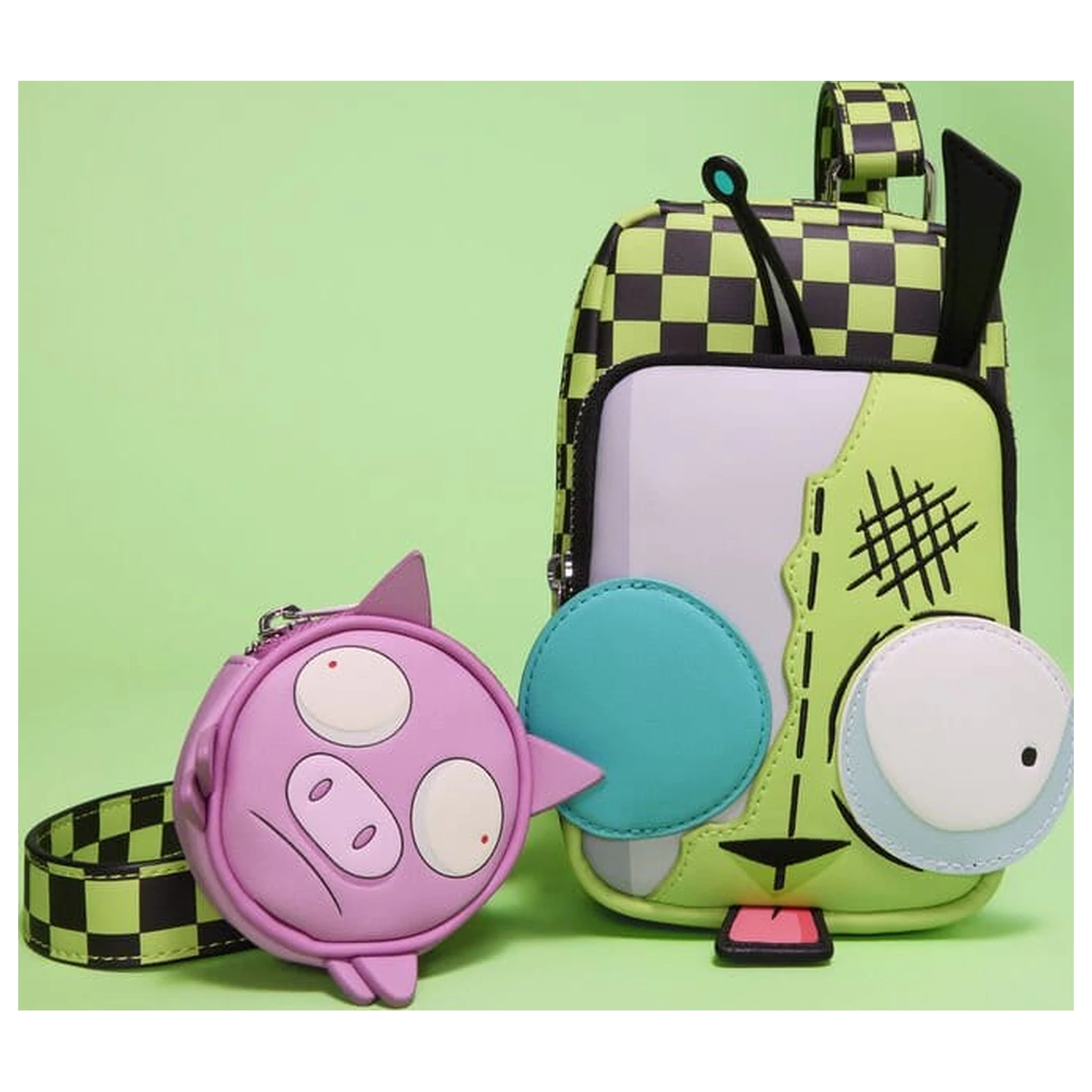 Nickelodeon by Loungefly Crossbody Invader Zim Gir torbica za mobitel fotografija proizvoda
