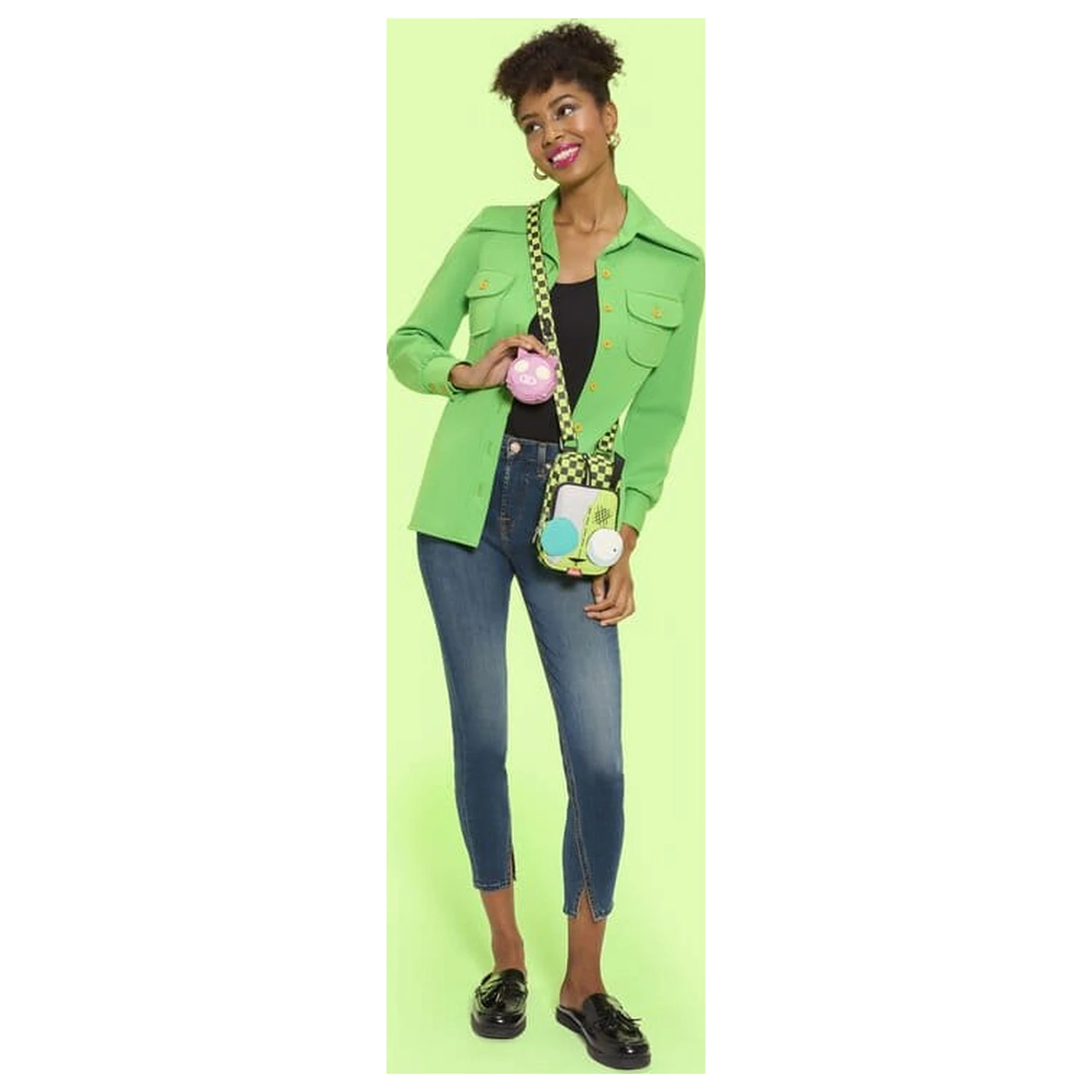 Nickelodeon by Loungefly Crossbody Invader Zim Gir torbica za mobitel fotografija proizvoda
